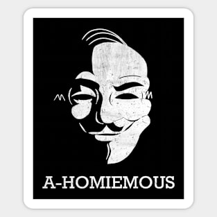 A-homie-mous Funny Design Sticker